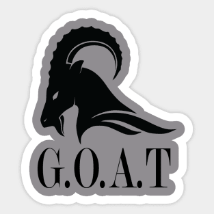 GOAT, Greatest of All Time or just an Animal? Sticker